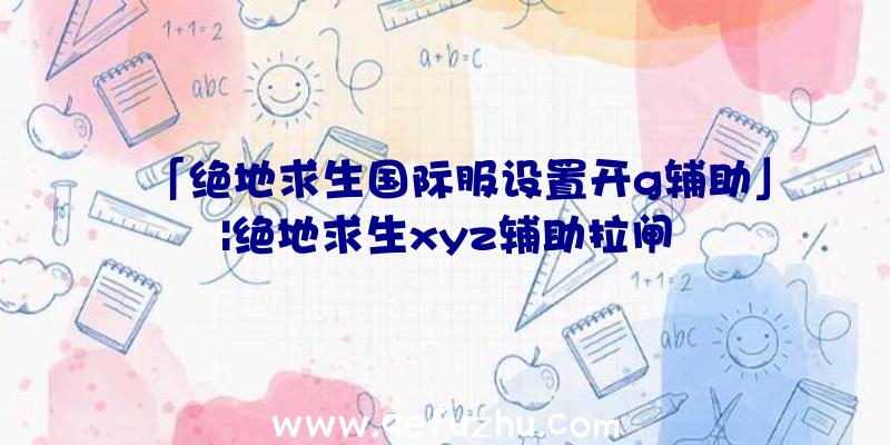 「绝地求生国际服设置开g辅助」|绝地求生xyz辅助拉闸